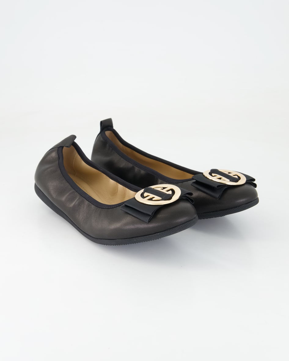 La Ballerina Schuhe - Linda Glattleder (Schwarz, Gr. 36)