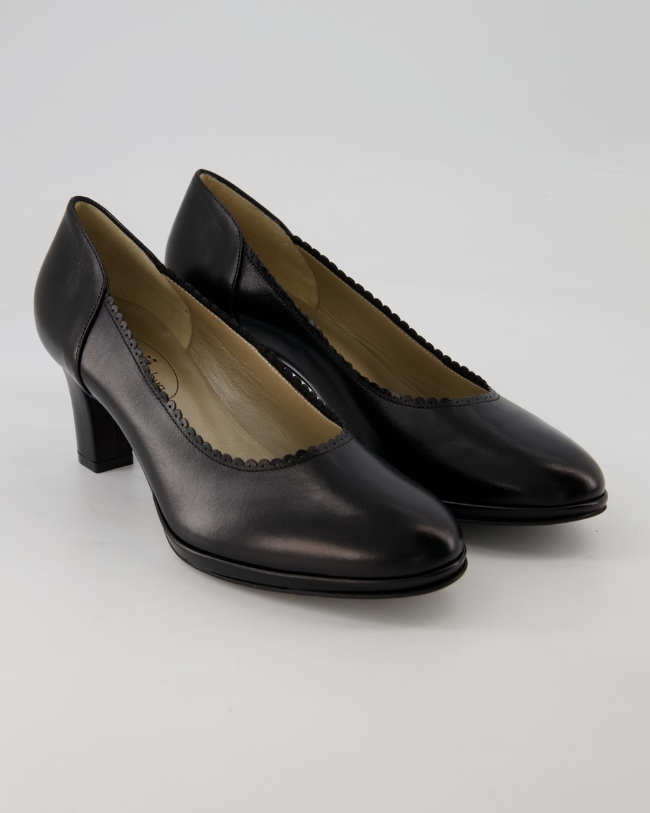 Dirndl & Bua Schuhe - 1938-01 Leder (Schwarz, Gr. 38 ½)