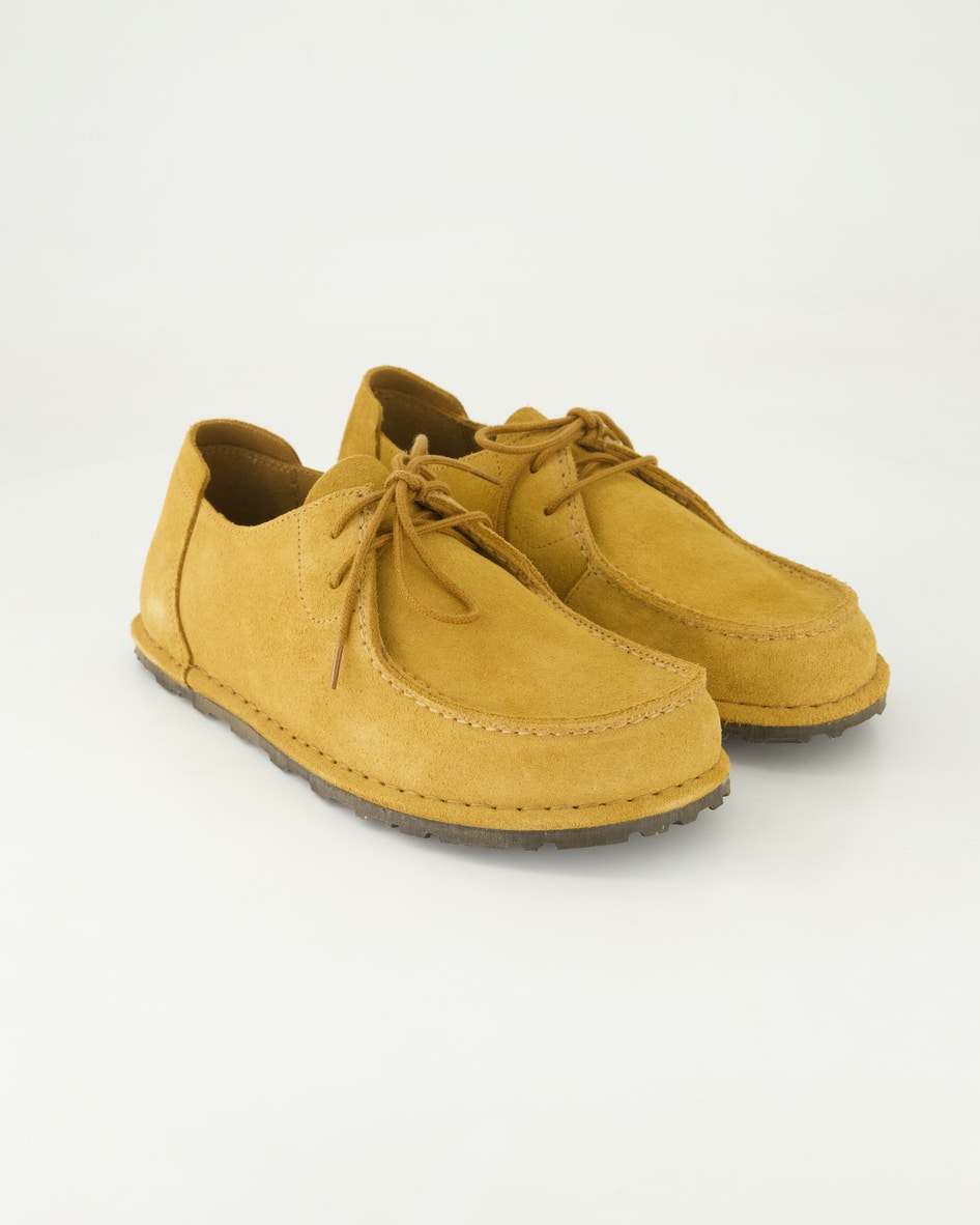 Birkenstock Schuhe - Utti Lace Veloursleder Veloursleder (Braun, Gr. 41)