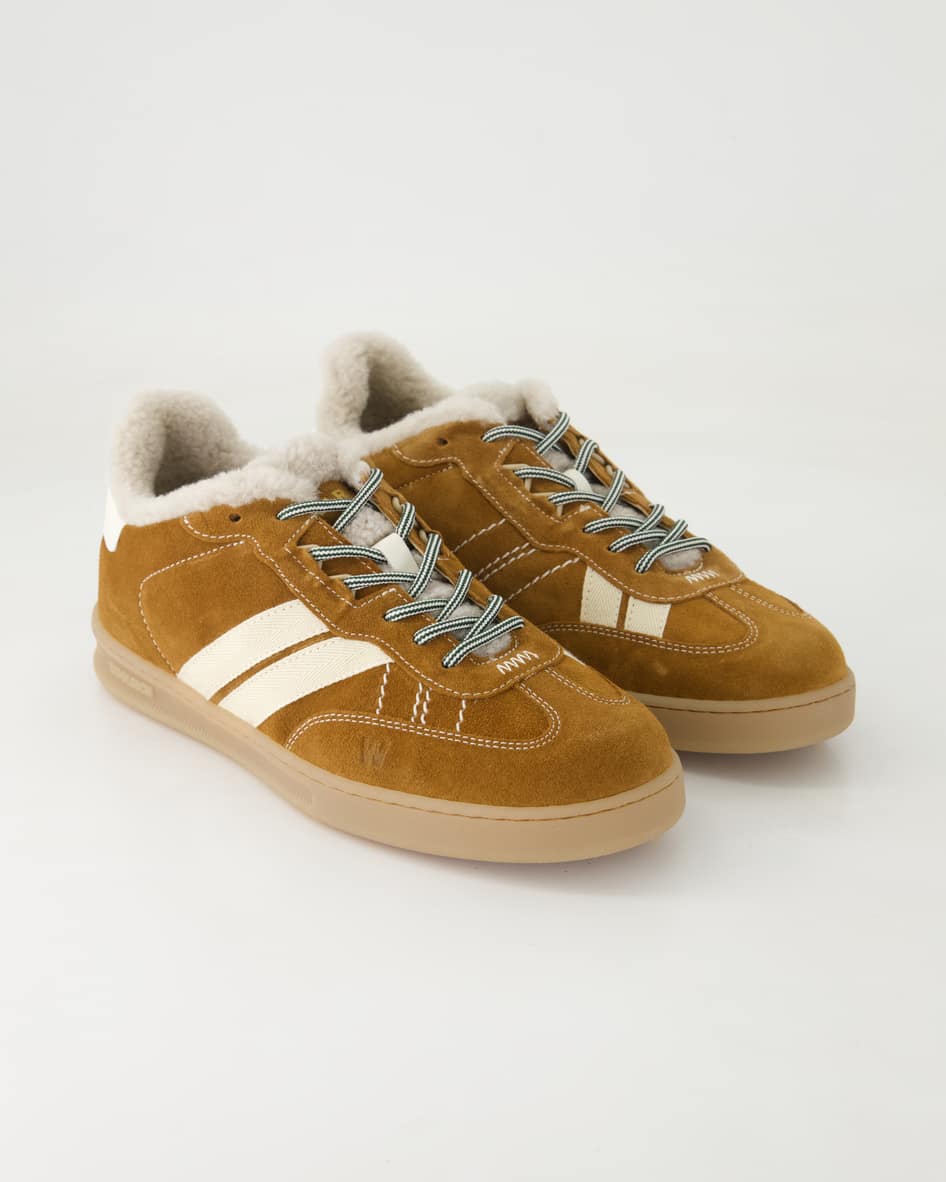 Woolrich Schuhe - Double U.T Women Veloursleder (Braun, Gr. 39)