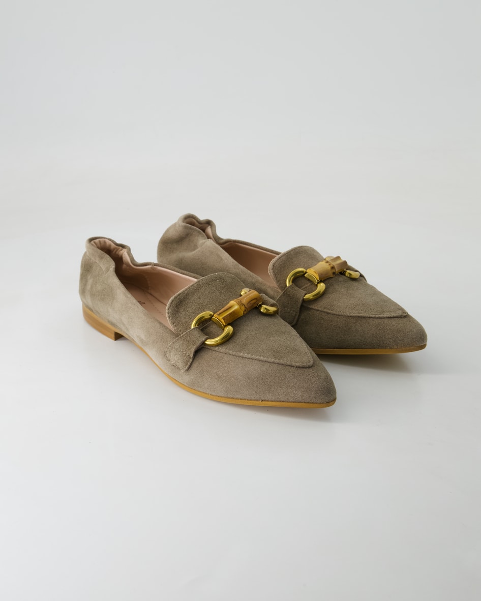 Dirndl & Bua Schuhe - 2082 Veloursleder (Grau, Gr. 40)