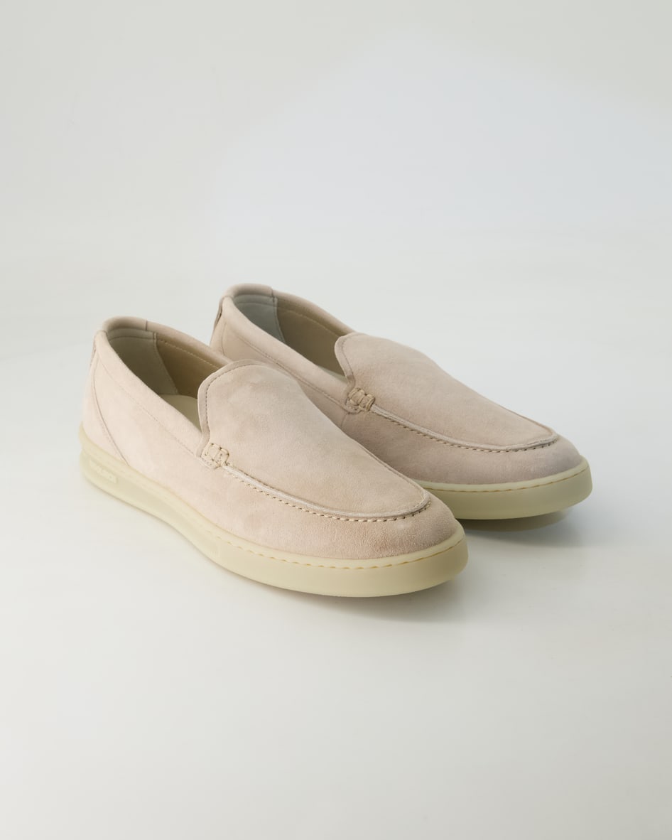 Woolrich Schuhe - Double U.t. Slip On Veloursleder (Beige, Gr. 41)