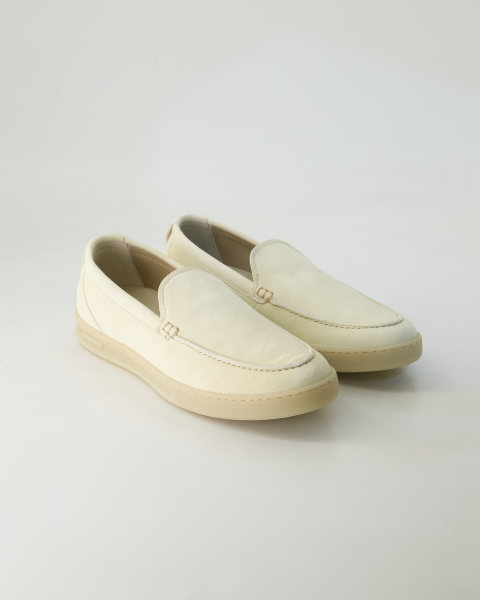 Woolrich Schuhe - Double U.t. Slip On Veloursleder (Beige, Gr. 39)