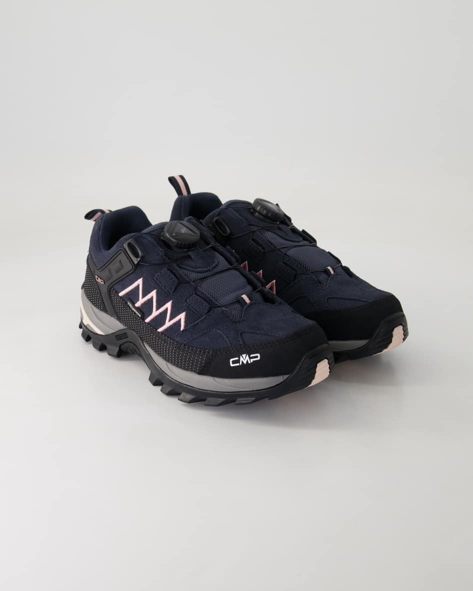 CMP Schuhe - Rigel LOW Fitgo WMN Trekking Veloursleder und Textil (Blau, Gr. 42)