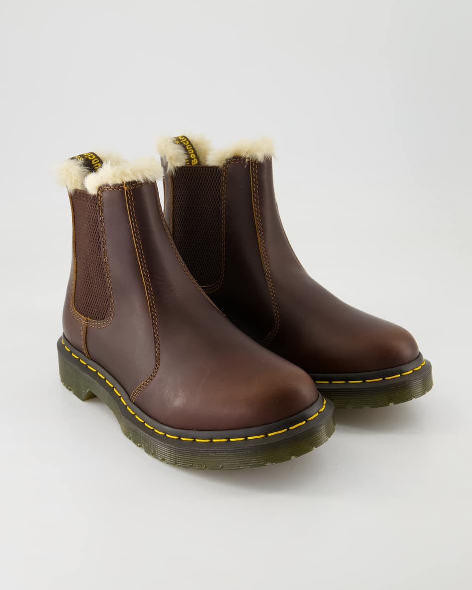 Dr. Martens Schuhe - Leonore Glattleder (Braun, Gr. 39)