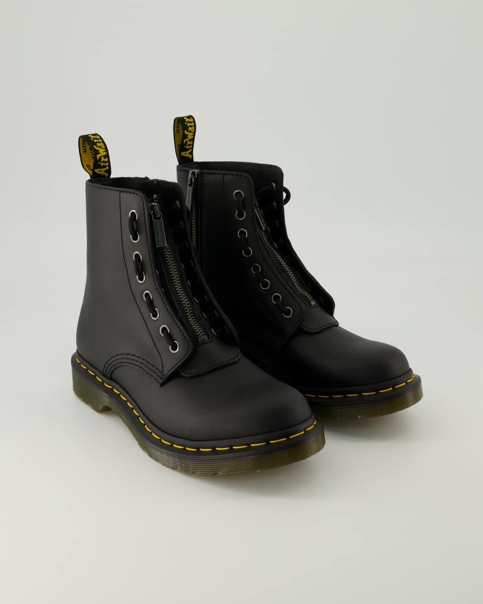 Dr. Martens Schuhe - 1460 Pascal Front Zip Leder (Schwarz, Gr. 37)
