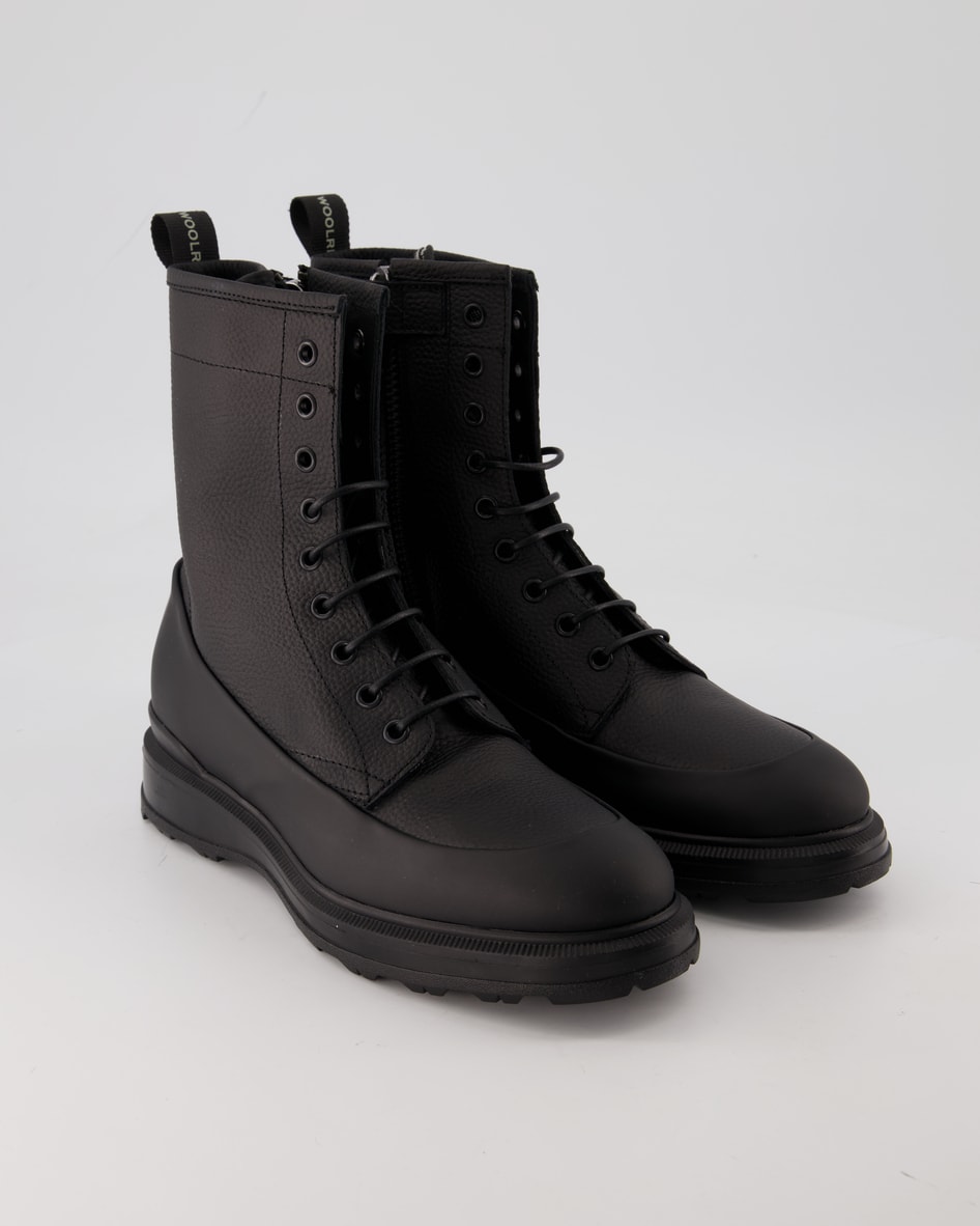 Woolrich Schuhe - Wfw222.522.2410 Leder und Synthetik (Schwarz, Gr. 39)