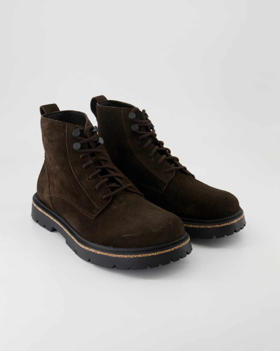 Birkenstock Schuhe - Highwood Lace Mid Velourleder Veloursleder (Braun, Gr. 41)