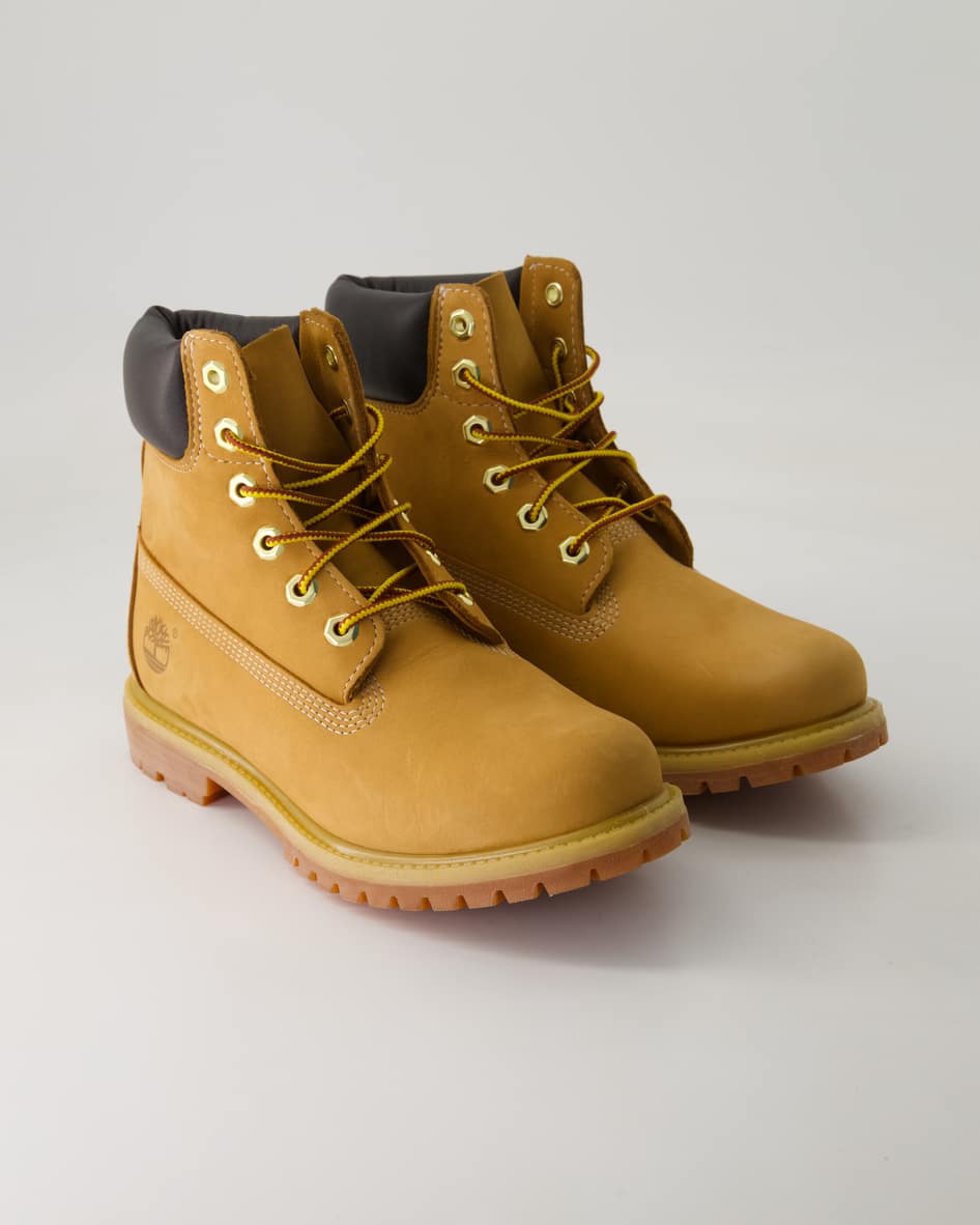 Timberland Schuhe - Premium 6 Inch Lace Up Nubukleder (Beige, Gr. 38)