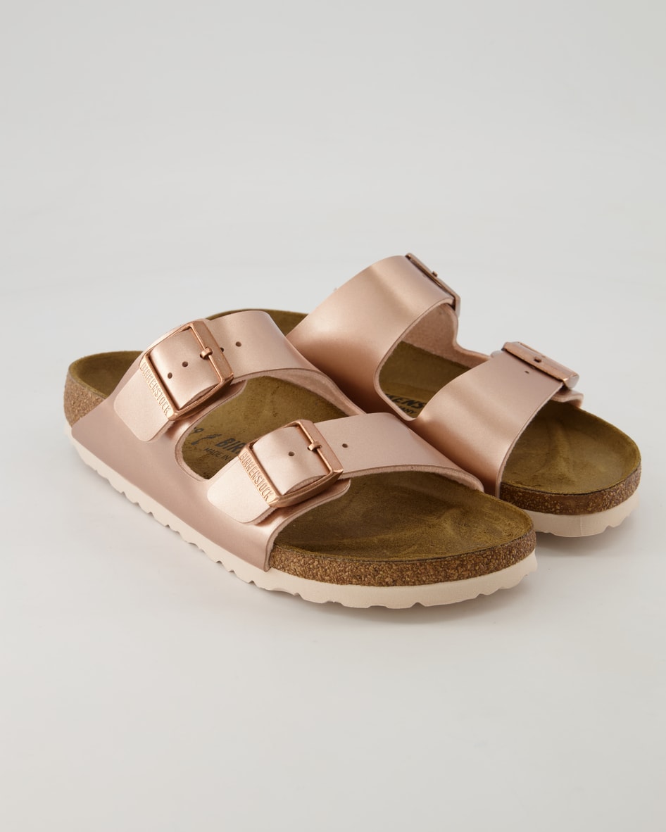 Birkenstock Schuhe - Arizona Kids Birko-Flor Birko-Flor (Roségold, Gr. 36)