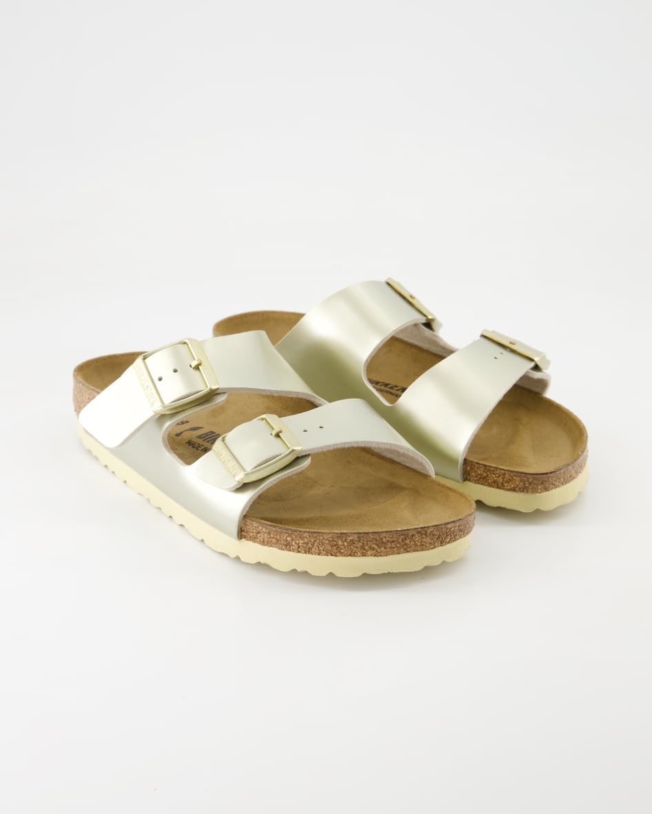 Birkenstock Schuhe - Arizona Kids Birko-Flor Birko-Flor (Gold, Gr. 33)