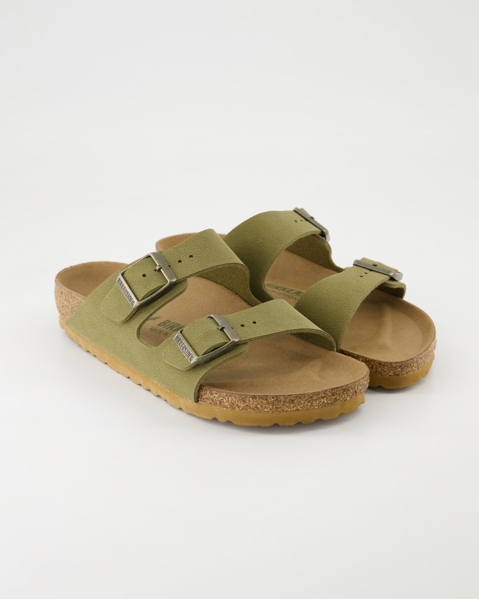 Birkenstock Schuhe - Arizona Kids Birko-Flor Birko-Flor (Grün, Gr. 33)