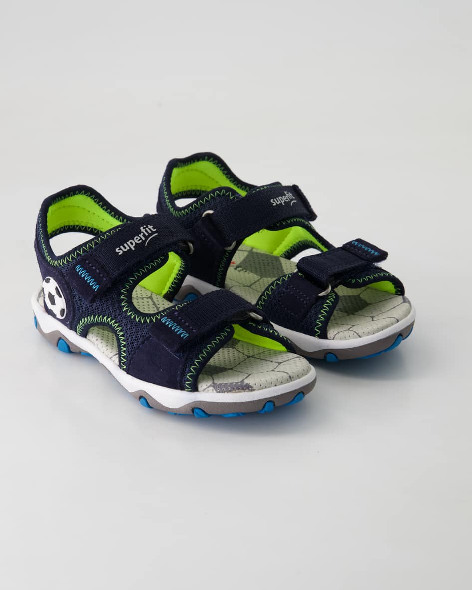 Superfit Schuhe - 1-009466-8000 Mike 3.0 Veloursleder und Textil (Blau, Gr. 34)