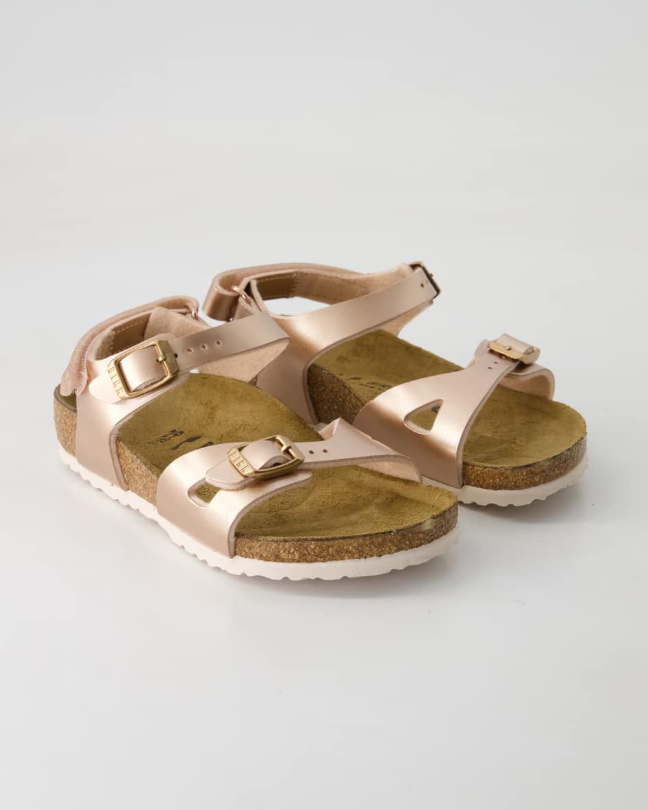Birkenstock Schuhe - Rio Kids Birko-Flor Birko-Flor (Roségold, Gr. 28)
