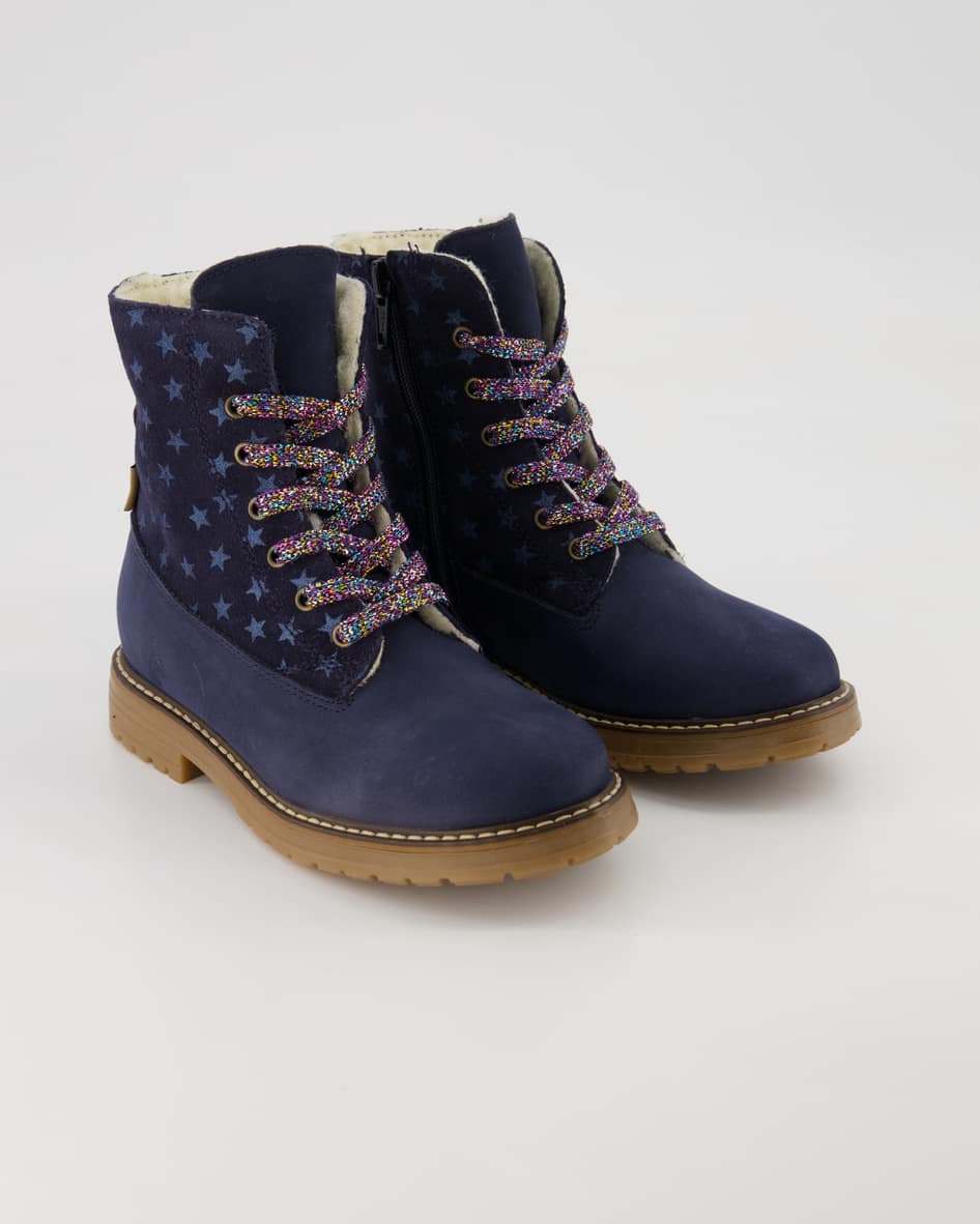 Ralph Harrison Classic Schuhe - Winterschuhe Veloursleder (Blau, Gr. 30)