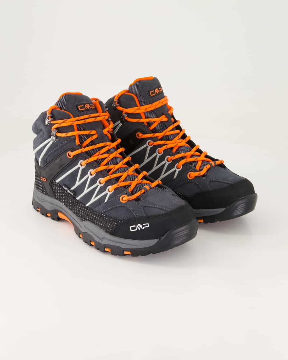 CMP Schuhe - Kids Rigel MID Trekking Veloursleder und Textil (Grau, Gr. 39)