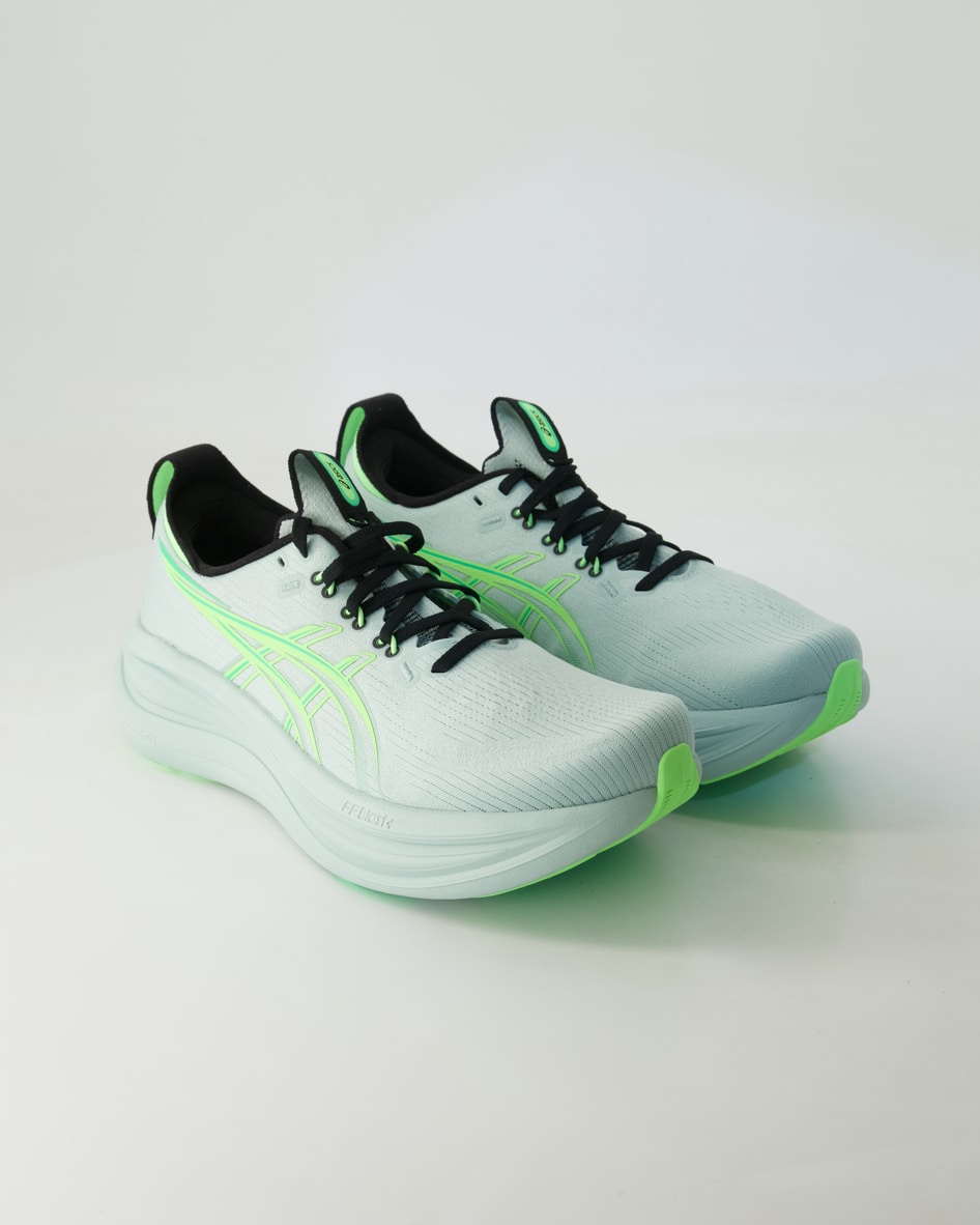Asics Schuhe - GEL Nimbus 28 Textil (Grün, Gr. 41 ½)