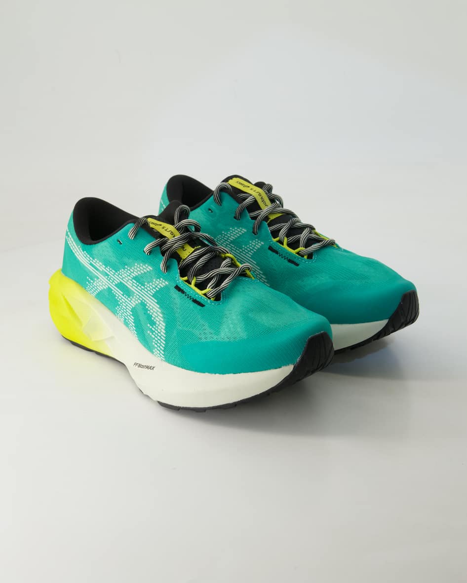 Asics Schuhe - Novablast 5 TR Textil und Synthetik (Grün, Gr. 46)