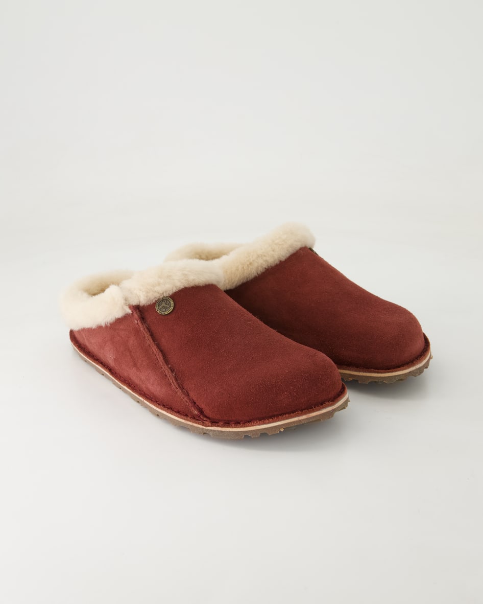 Birkenstock Schuhe - Zermatt Premium Veloursleder (Rot, Gr. 40)