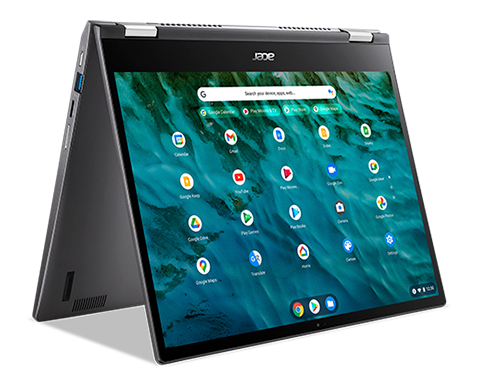 Acer Chromebook Spin 713 Convertible CP713-3W, Chromebooks, 13.5' QHD Touch, Intel Core i3, 8GB RAM, 256GB SSD, UHD Graphics