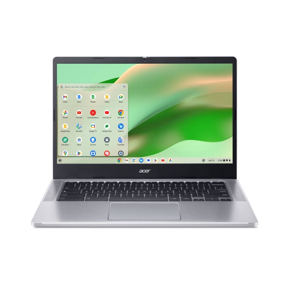 Acer Chromebook 314, CB314-4HT Laptop/Ultrabook, 14' Full HD 1920x1080, Intel N100, 8GB RAM, 128GB eMMC, Intel UHD Graphics, ChromeOS, Deutsch Keyboard, Silber
