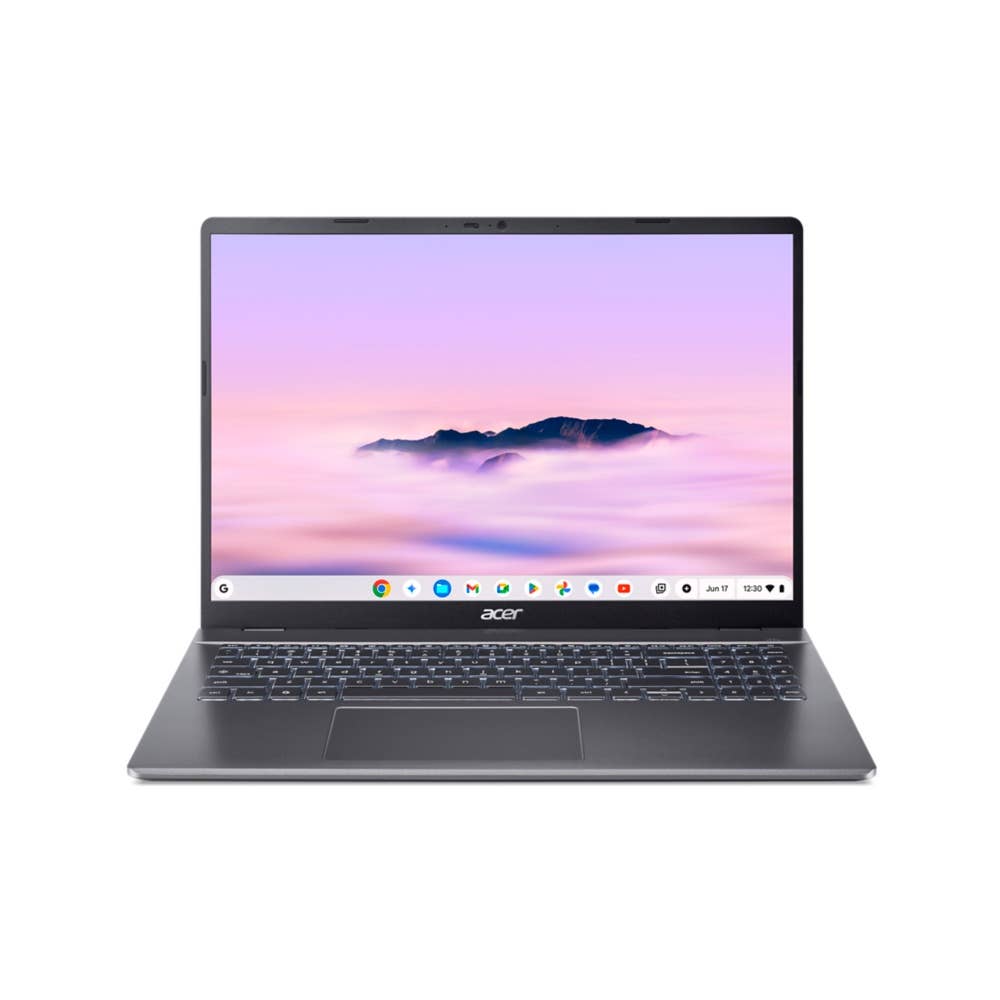 Acer Chromebook Plus 516, CB516-1H, Ultrabook/Laptop, Chromebooks, 16 Zoll WUXGA 1920 x 1200 60 Hz, Intel Core 7 150U, 16 GB RAM, 512 GB SSD, Intel Graphics, ChromeOS, Deutsch, Grau