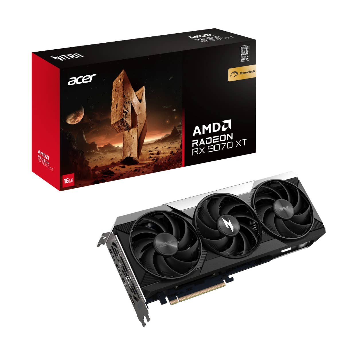 Acer Nitro Grafikkarte Radeon™ RX 9070 XT OC 16GB