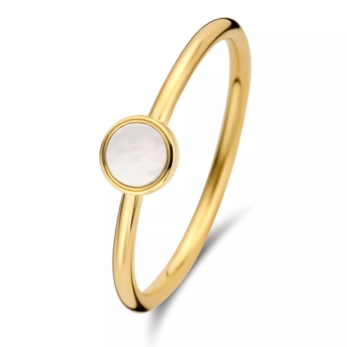 Isabel Bernard Ring - Belleville Luna 14 Karat Ring With Freshwater Pear - Gr. 56 - in Gold - für Damen