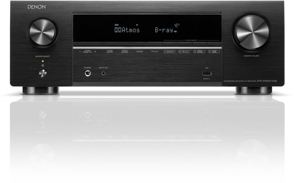 Denon AVR-X1800H DAB (Schwarz)
