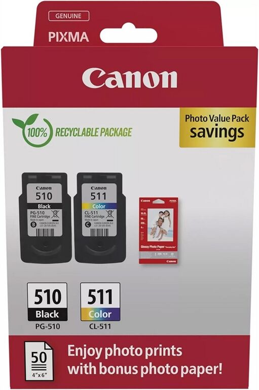 Canon PG-510/CL-511 Photo Value Pack