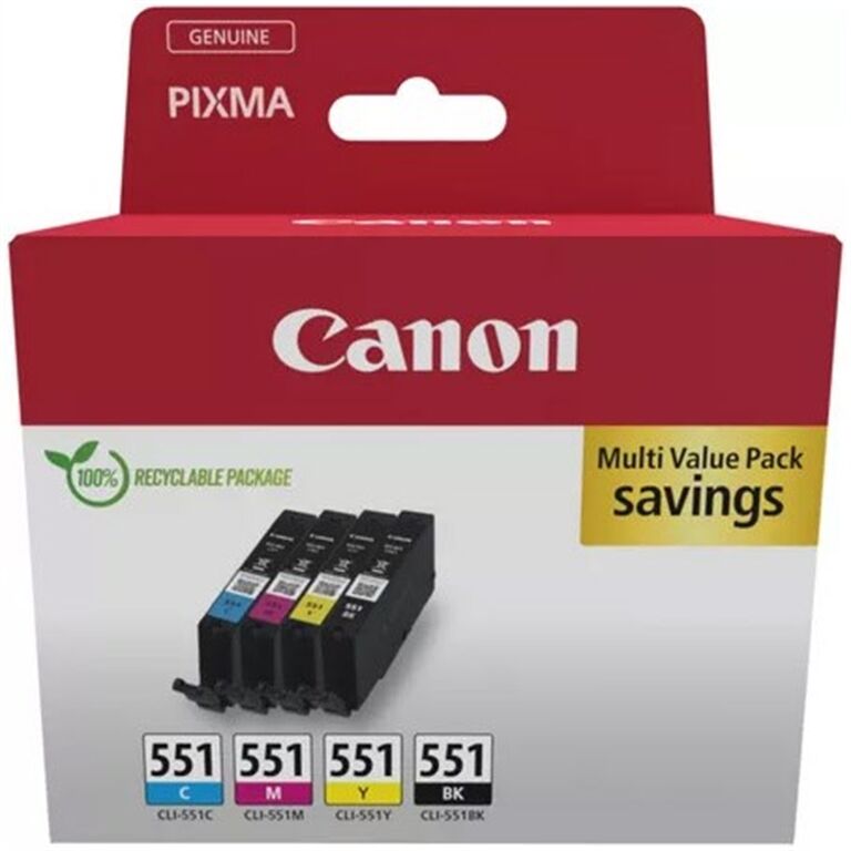 Canon CLI-551 Multipack (4-farbig)