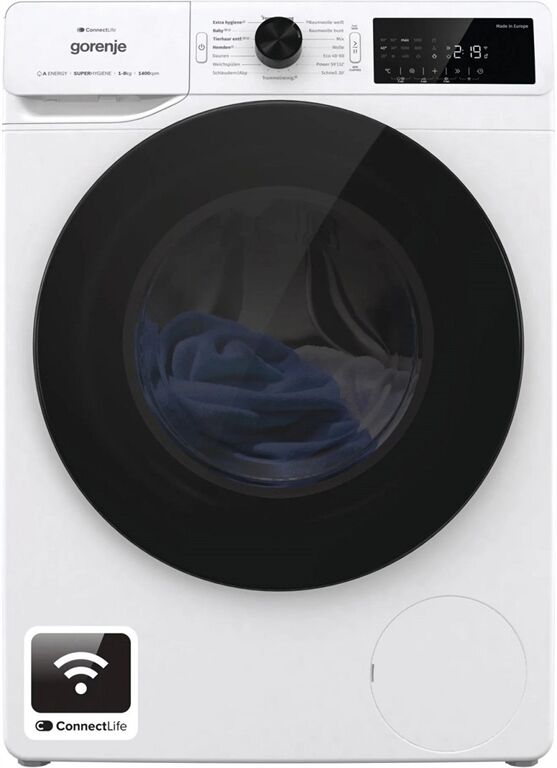 Gorenje Waschmaschine W1GPNEI84A1DTS (weiss) A, 8, 1400