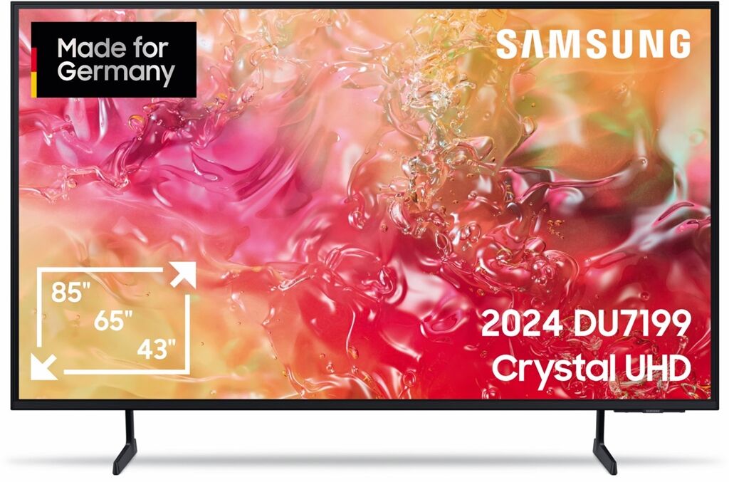 Samsung GU65DU7199U (Schwarz) LCD, 65, 163, Ultra HD
