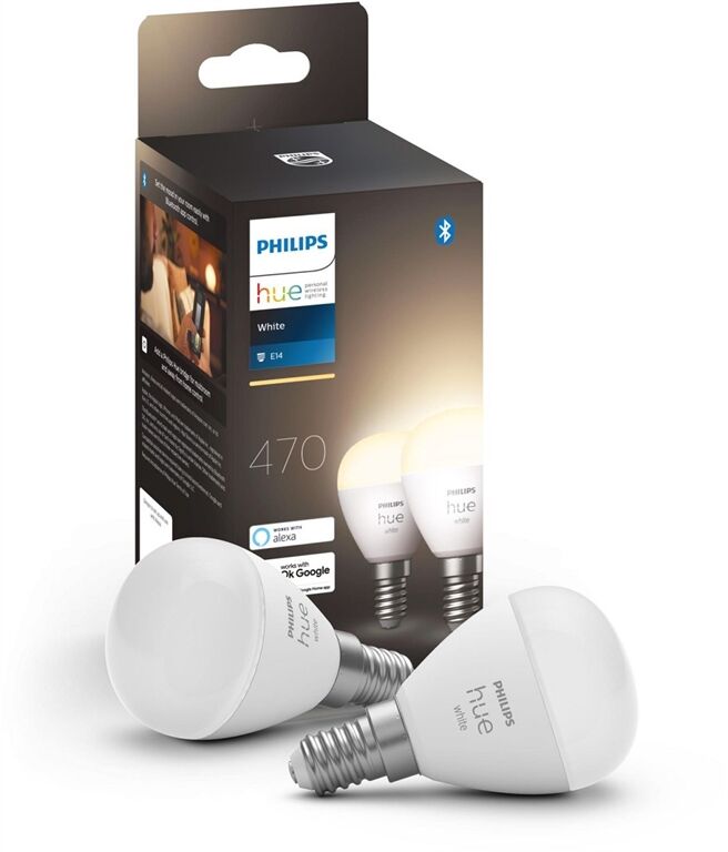 hue Wh. 5.7W Luster E14 2er Set
