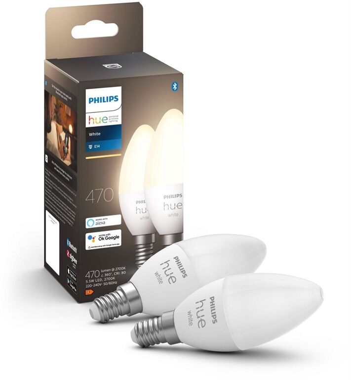 hue White 5.5W B39 E14 2er Set