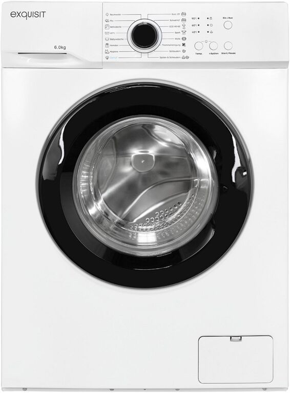 Exquisit Waschmaschine WA6110-020A (weiß) A, 6, 1000