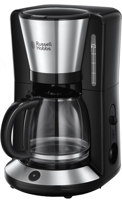 Russell Hobbs Adventure Glas-Kaffeemaschine (edelstahl/schwarz)