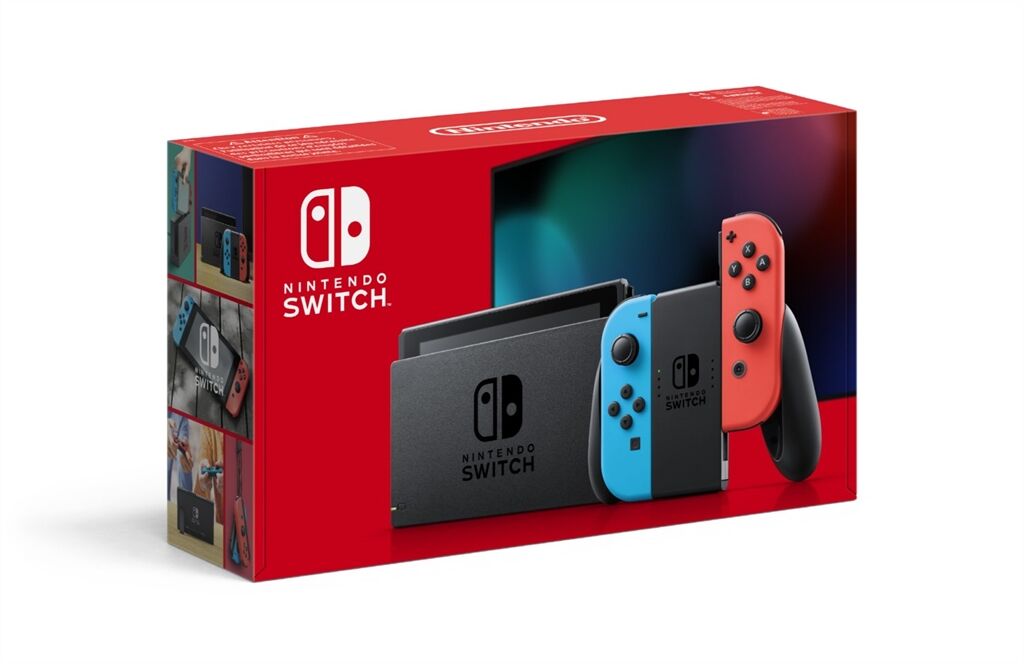 Nintendo Switch Konsole (neon rot/neon blau)