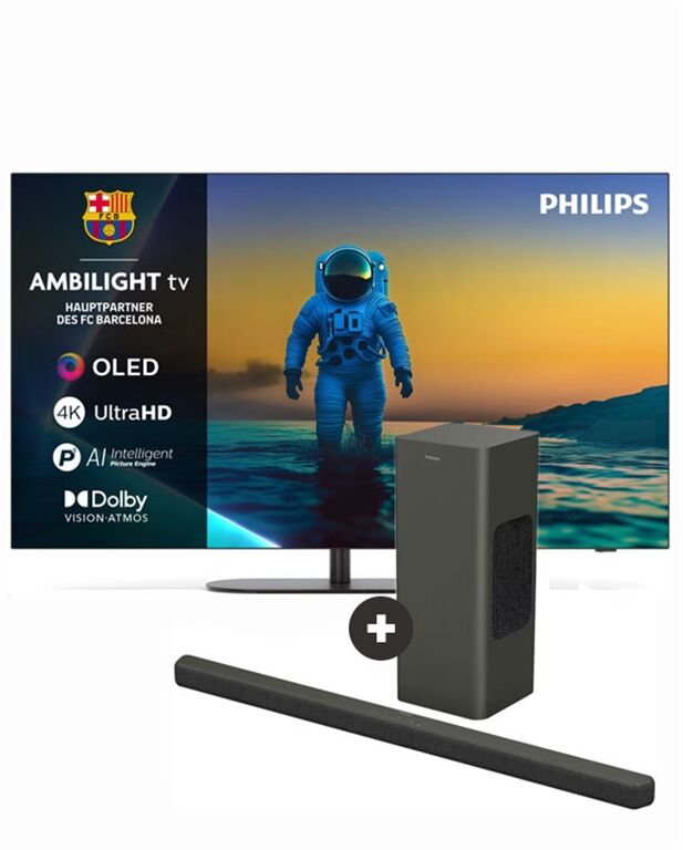 Philips 65OLED810/12 inkl. TAB8200 (metall) OLED, 65, 164, Ultra HD