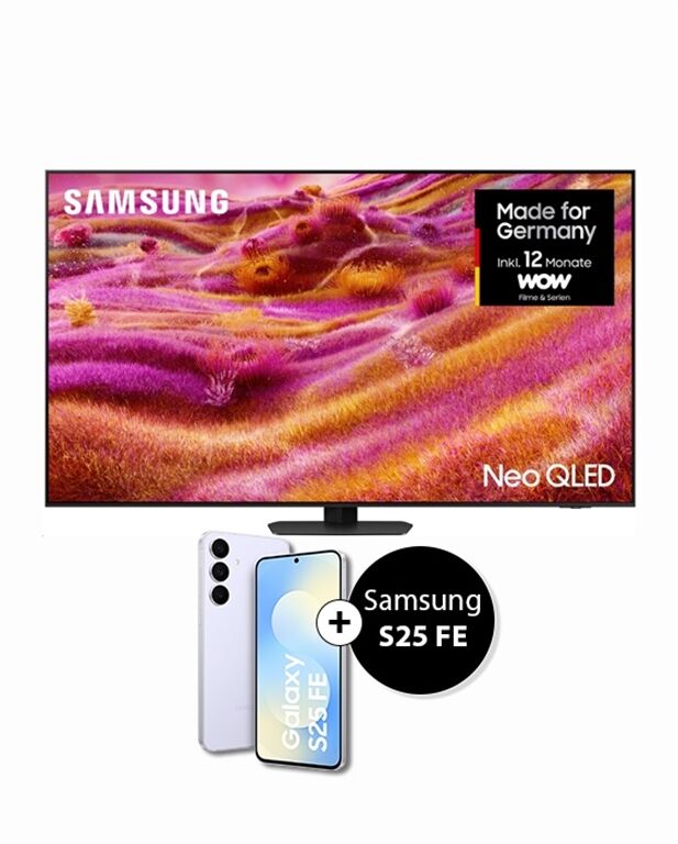 Samsung GQ85QN93FAT Xklusiv 2025 inkl. Galaxy S25FE(128GB) (von Samsung nach Registrierung) LCD, 85, 214, Ultra HD