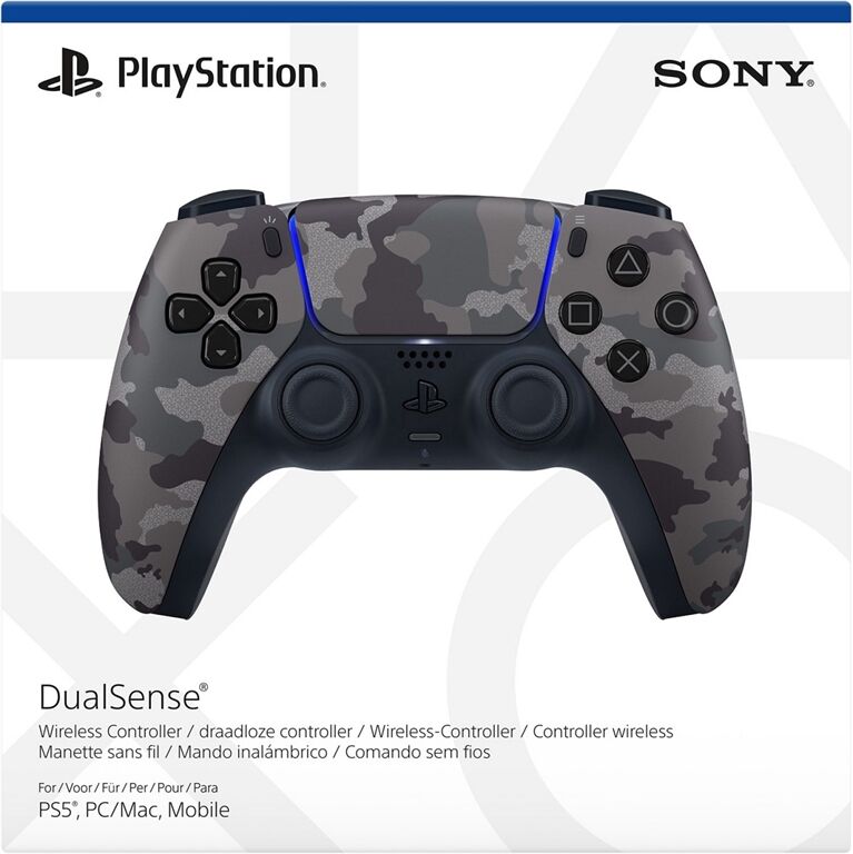 Sony DualSense Wireless-Controller (grey camo)