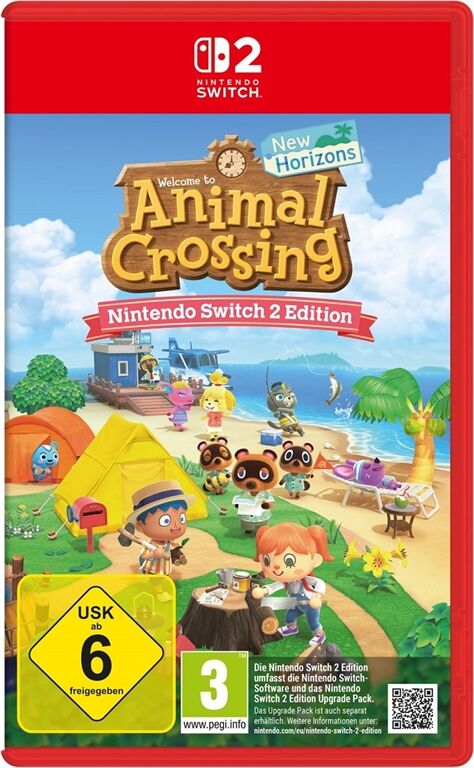 Nintendo SW2 Animal Crossing: New Horizons (Schwarz)