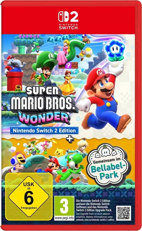 Nintendo SW2 Super Mario Bros. Wonder (Schwarz)