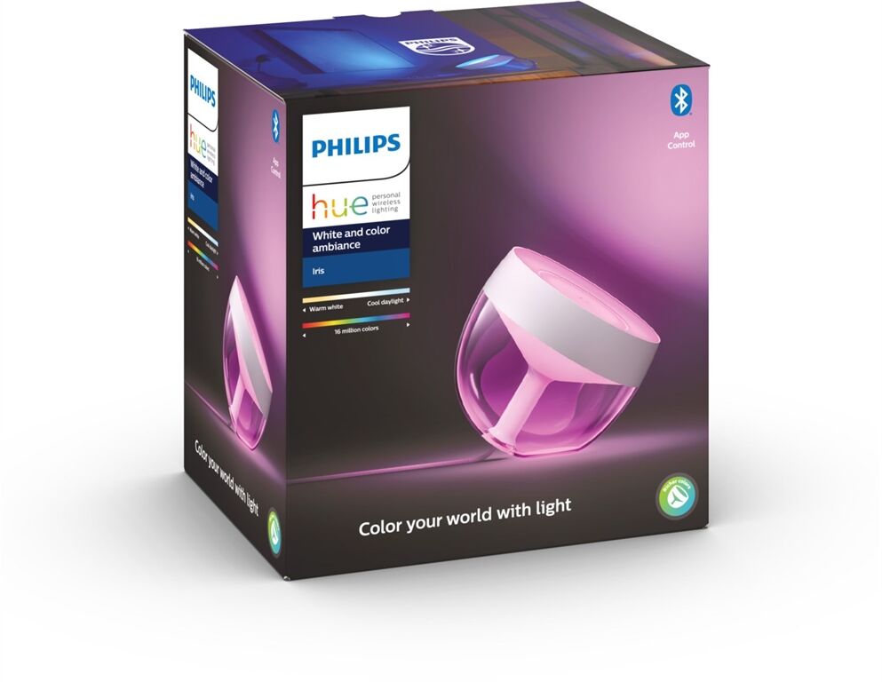 hue W&Col. Amb. Iris/Bluet. Tischl. (weiss)