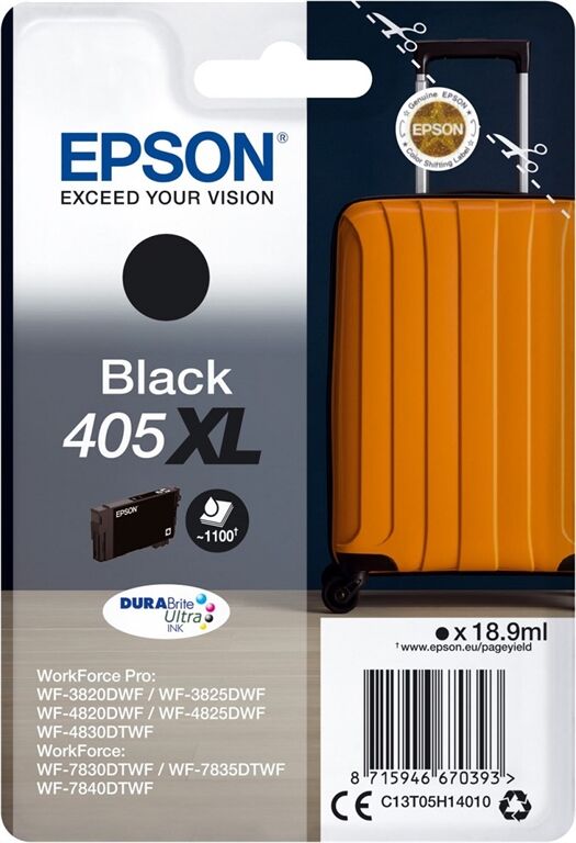 Epson 405XL DURABrite Ultra (1.100 S.) (Schwarz)