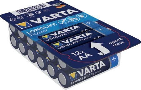 Batterien LONGLIFE Power AA - BigBox 12 Stück, blau