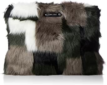 Handtasche - Clutch 'FURRY MOODY / FURRY X05060', Grau/Weiß