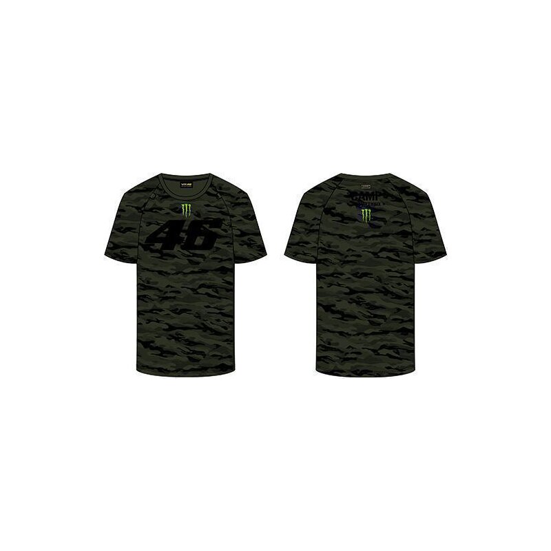 VR46 T-shirt (MOMTS317408) Monster Camp Camouflage