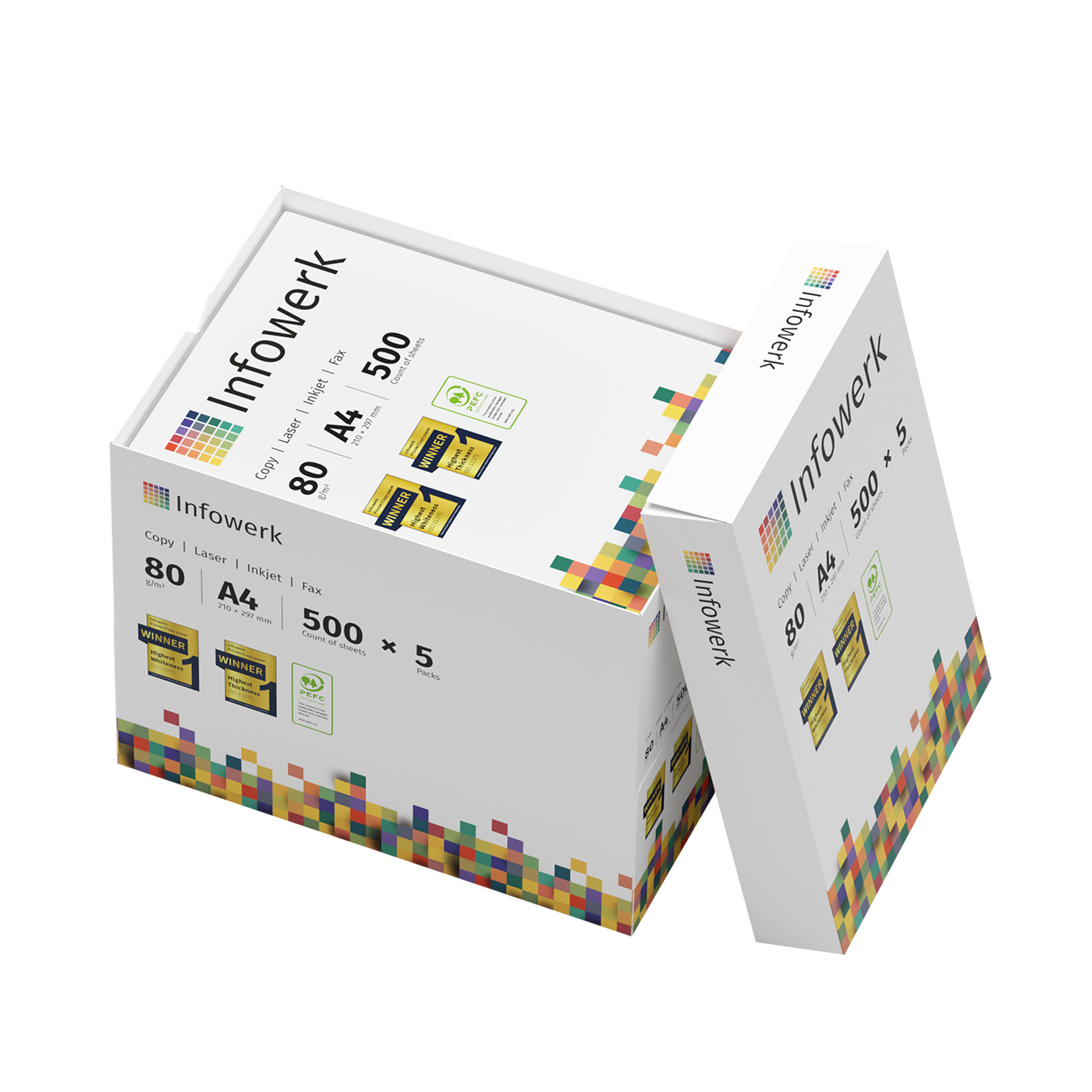 Druckerpapier kaufen – A4 80g 2.500 Blatt