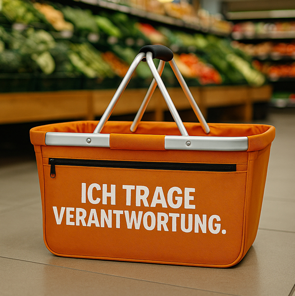 Einkaufskorb mit Griff